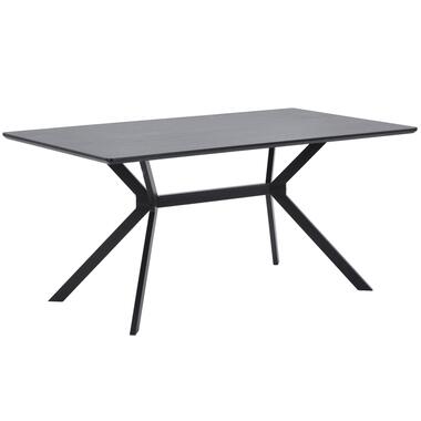 WOOOD Exclusive Bruno Eettafel - Mdf - Zwart - 160x90 product