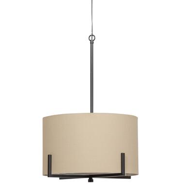 WOOOD Exclusive Holly Hanglamp - Zwart/naturel - 75x53x53 product