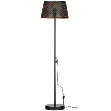 WOOOD Exclusive Kars Vloerlamp - Metaal - Zwart/Brass - 161x42x42 product