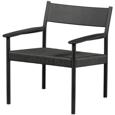 Fauteuil - Bois De Manguier/Cordon - Noir - 74x66x70 - WOOOD Exclusive - Lael product