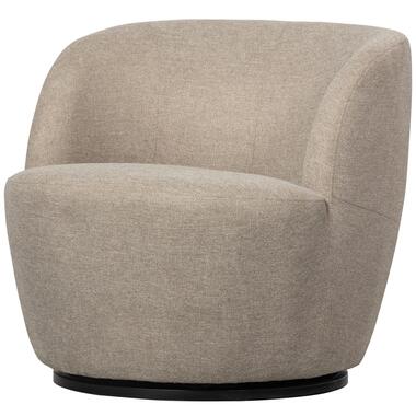 Fauteuil Pivotant - Tissu - Sable - 75x70x69 - WOOOD Exclusive - Serra product