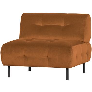 Fauteuil - Velours - Cinnamon - 75x90x90 - WOOOD Exclusive - Lloyd product