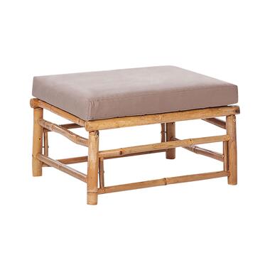 Ottoman de jardin CERRETO Bambou Taupe product