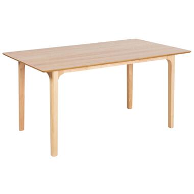 DELMAS - Eettafel - Lichtbruin - MDF product