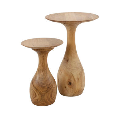 Tables basses rondes Nordica - ensemble de 2 - naturel product