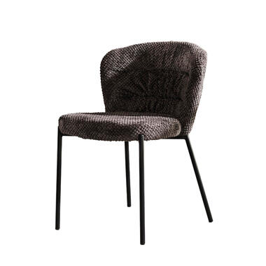 Chaise de salle à manger Lino - bouclé - anthracite product