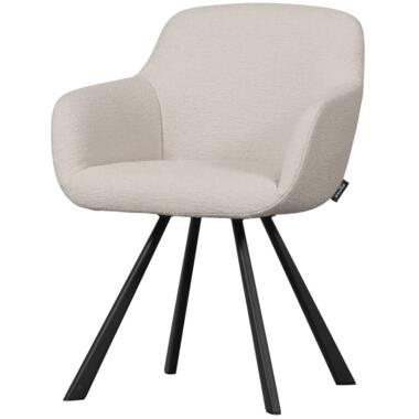 Chaise De Salle À Manger - Bouclé - Naturel - 79x58x58 - WOOOD - Juno product