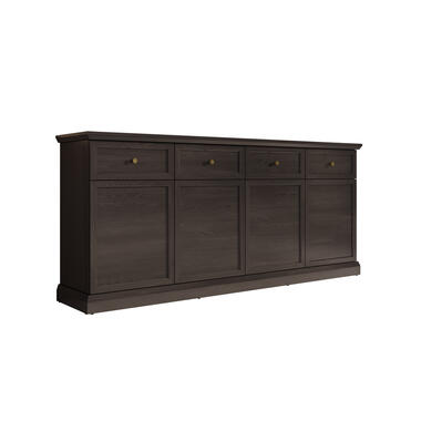 Meubella Dressoir Leroy - Zwart eiken - 193 cm product