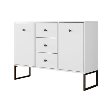 Buffet Lyndall - Blanc - 115 cm - Avec portes product