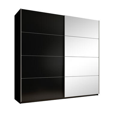 Armoire Oscar - Noir - 221 cm - Avec miroir product