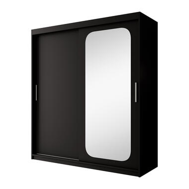 Armoire Pete - Noir - 180 cm - Avec miroir product