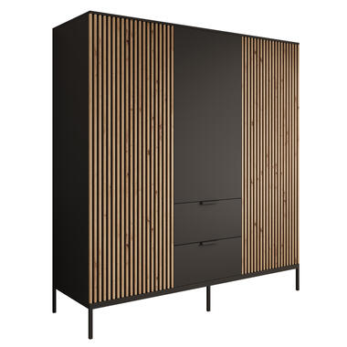 Armoire Marbella - Noir - 185 cm product