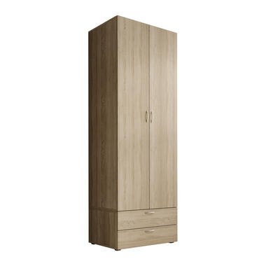 Armoire Bernd - Chêne clair - 74 cm - Avec tiroirs product