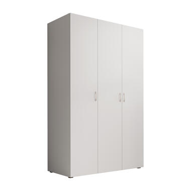 Meubella Kleerkast Bernd - Wit - 111 cm product