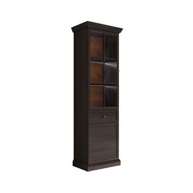 Vitrine Leroy - Chêne noir - 63 cm product