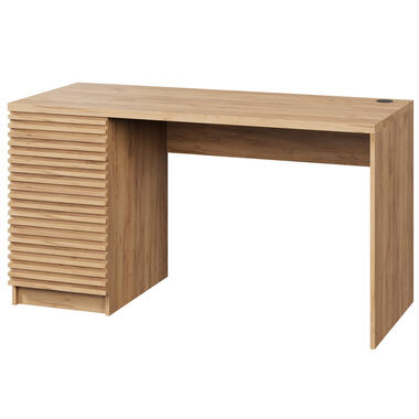 Meubella Bureau Bergamo - Eiken - 140 cm product