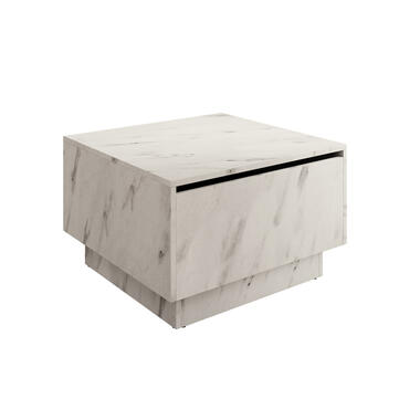 Table basse Micha - Aspect marbre blanc - 60 cm product