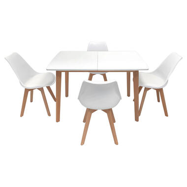 Happy Garden Table et chaises NORA - Blanc - MDF product