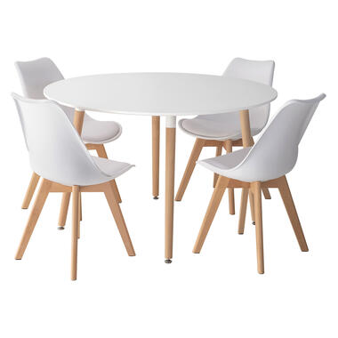 Happy Garden Tafel en stoelen - Wit - MDF product