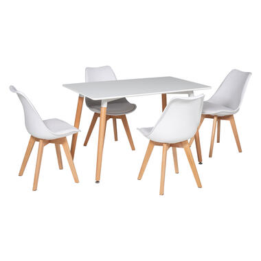 Happy Garden Table et chaises - Blanc - MDF product