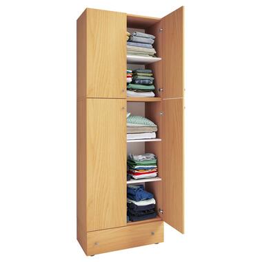 LonaXXL armoire de rangement 4 portes 1 tiroir hêtre décor. product