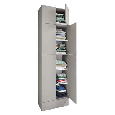 LonaXXL armoire de rangement 6 portes 1 tiroir gris. product