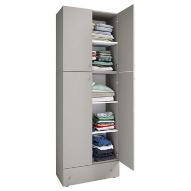 LonaXXL armoire de rangement 4 portes 1 tiroir gris. product