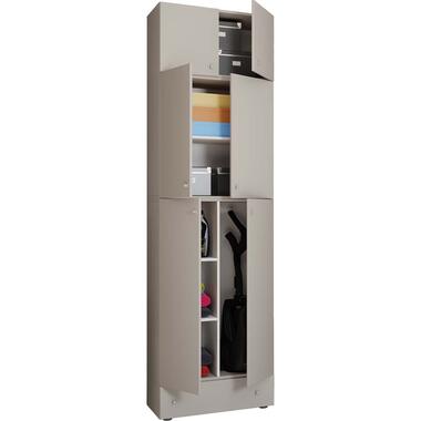 LonaXXL armoire de rangement 6 portes 1 tiroir gris. product