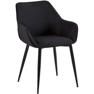 CLP chaise salle à manger Vessa Noir Cadre - Tissu - Noir product