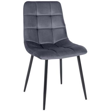 CLP chaise salle à manger Tilde Velours - Gris foncé product