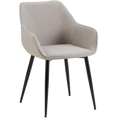 CLP chaise salle à manger Vessa Noir Cadre - Tissu - Gris clair product