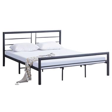 Emob Design Metalen tweepersoonsbed Dixon - 160x200cm - mat zwart product