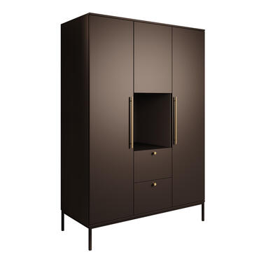 Armoire Lagos - Noir - 135 cm product