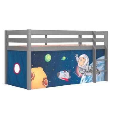 Lit mi-hauteur Charlotte avec tente de lit Astronaute - gris product