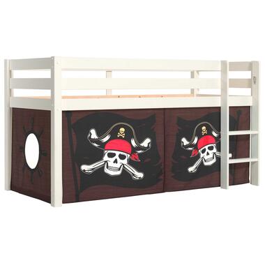 Lit mi-hauteur Charlotte avec tente de lit Caribbean Pirates - blanc product