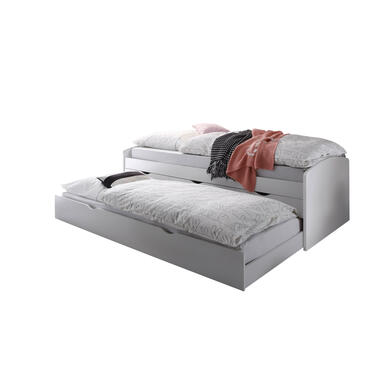 Emob Kajuitbed Nasri 90x200 met bedlade - wit product