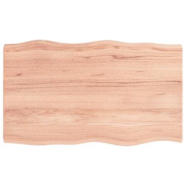 vidaXL - dessus de table - Brun - Bois de chêne - 100 x 60 x 4 cm product