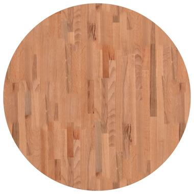 vidaXL Dessus de table Ø90x4 cm rond bois massif de hêtre product