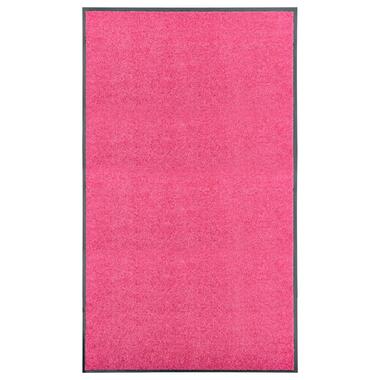 vidaXL Deurmat wasbaar 90x150 cm roze product