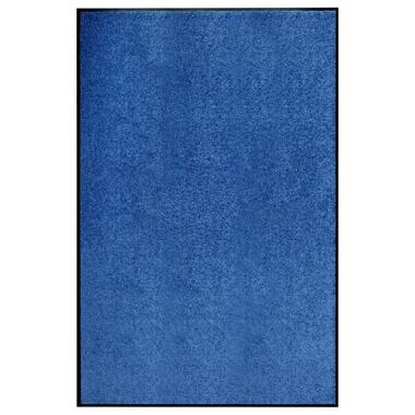 vidaXL Deurmat wasbaar 120x180 cm blauw product