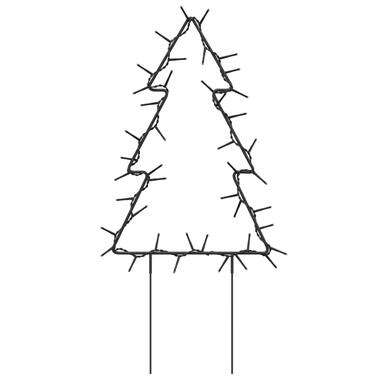 vidaXL Décoration lumineuse arbre de Noël piquets 3 pcs 50 LED 30 cm product