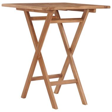 vidaXL Table pliable de jardin 60x60x75 cm Bois de teck solide product