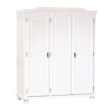 Garde-robe Bastian 150cm avec 3 portes - blanc product