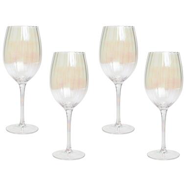 MORGANITE - Wijnglas set van 4 - Transparant - Glas product