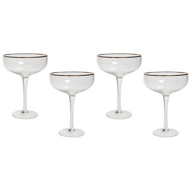 Lot de 4 coupes à champagne TOPAZ Transparent product