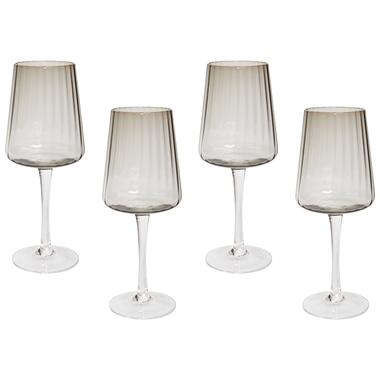 Lot de 4 verres à vin QUARTZ Gris product