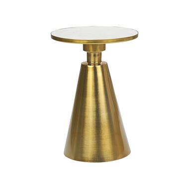 Table d'appoint dorée et blanche ANDRES product