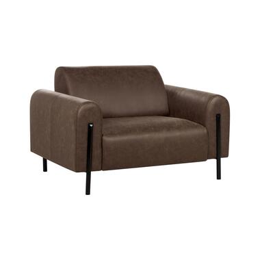 Fauteuil ASKIM Tissu Marron foncé product