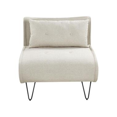 VESTFOLD - Slaapbank 1-zits - Lichtbeige - Stof product
