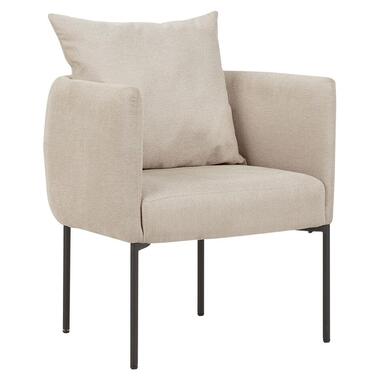 MALMOS - Fauteuil - Lichtbeige - Kunstlinnen product